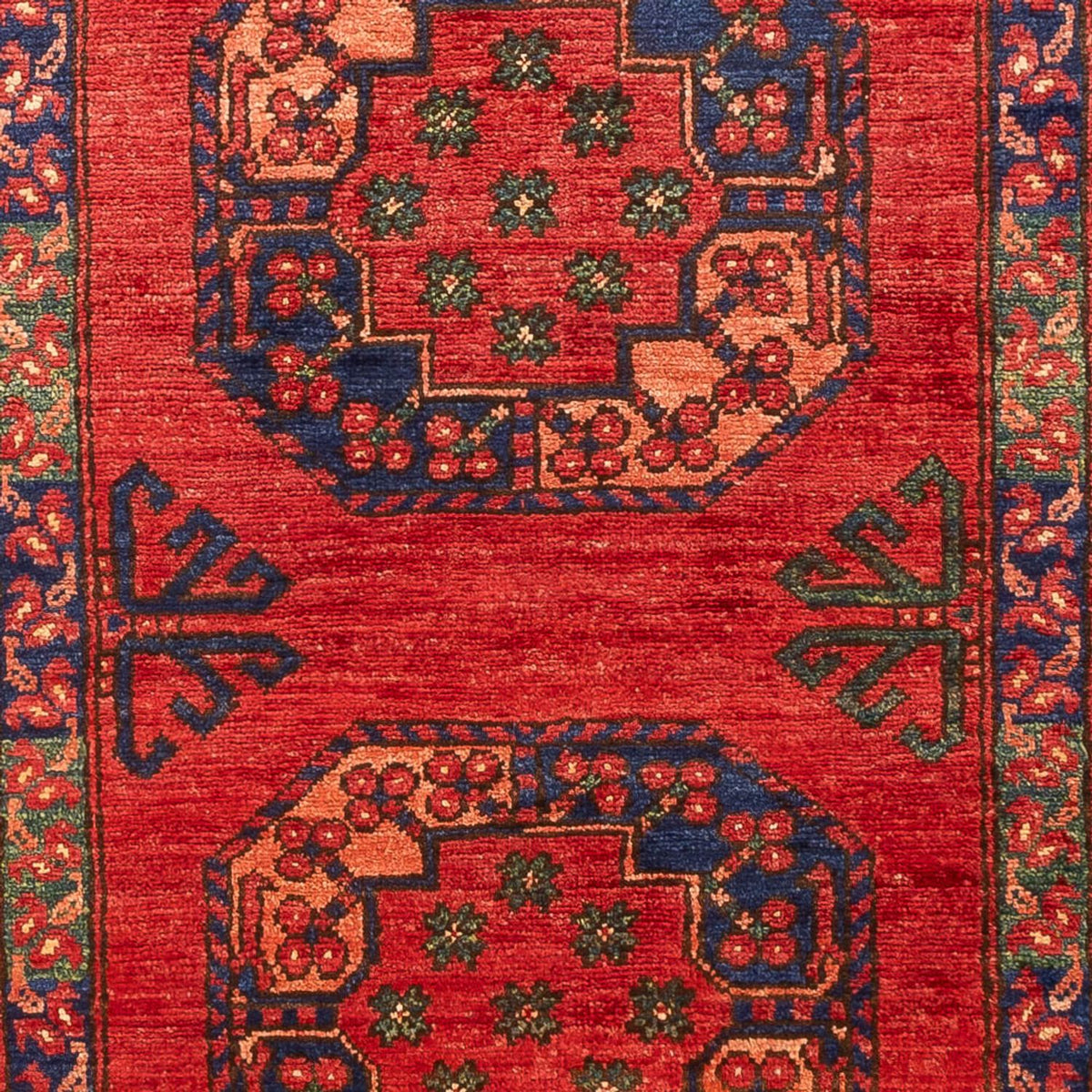 Läufer Afghan - 216 x 83 cm - rot