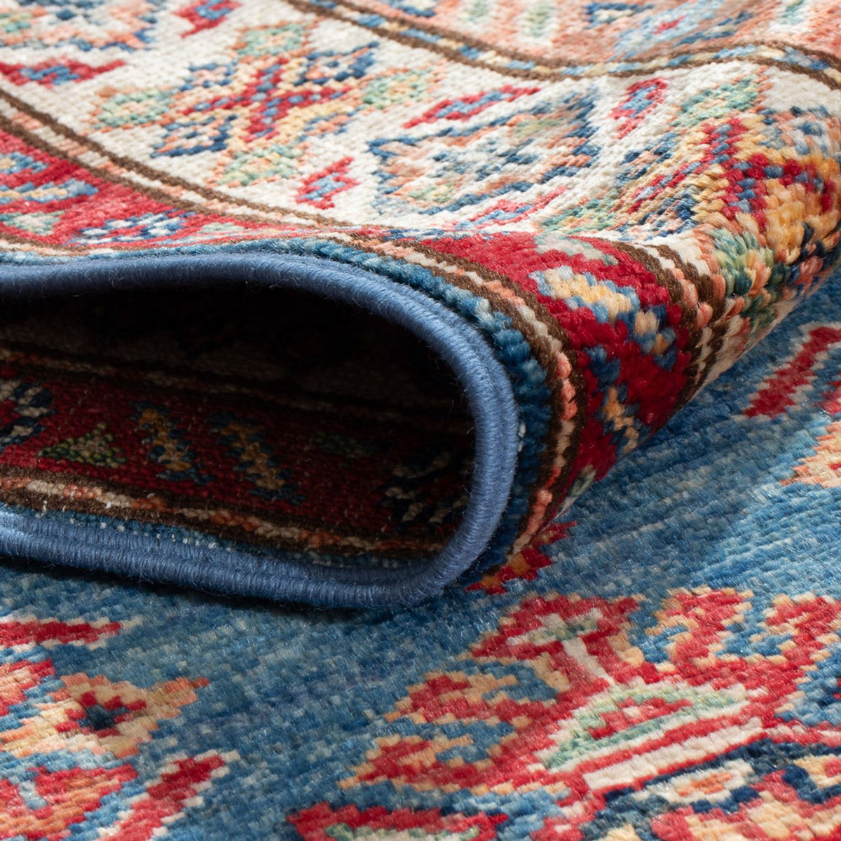 Läufer Ziegler - Kazak - 177 x 61 cm - hellblau