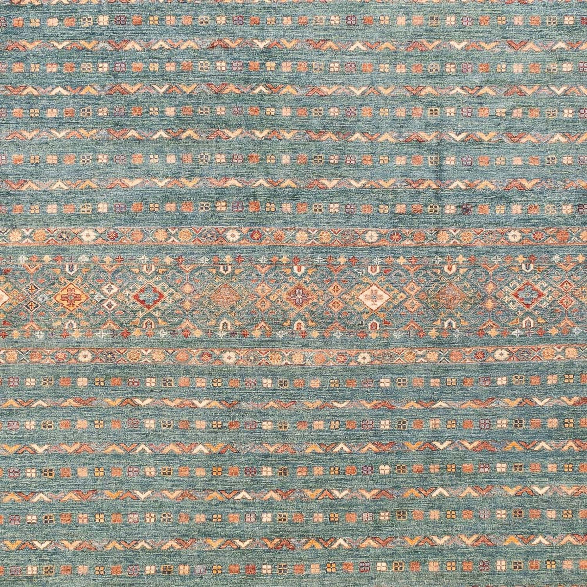 Ziegler Teppich - Shal - 389 x 296 cm - petrolblau