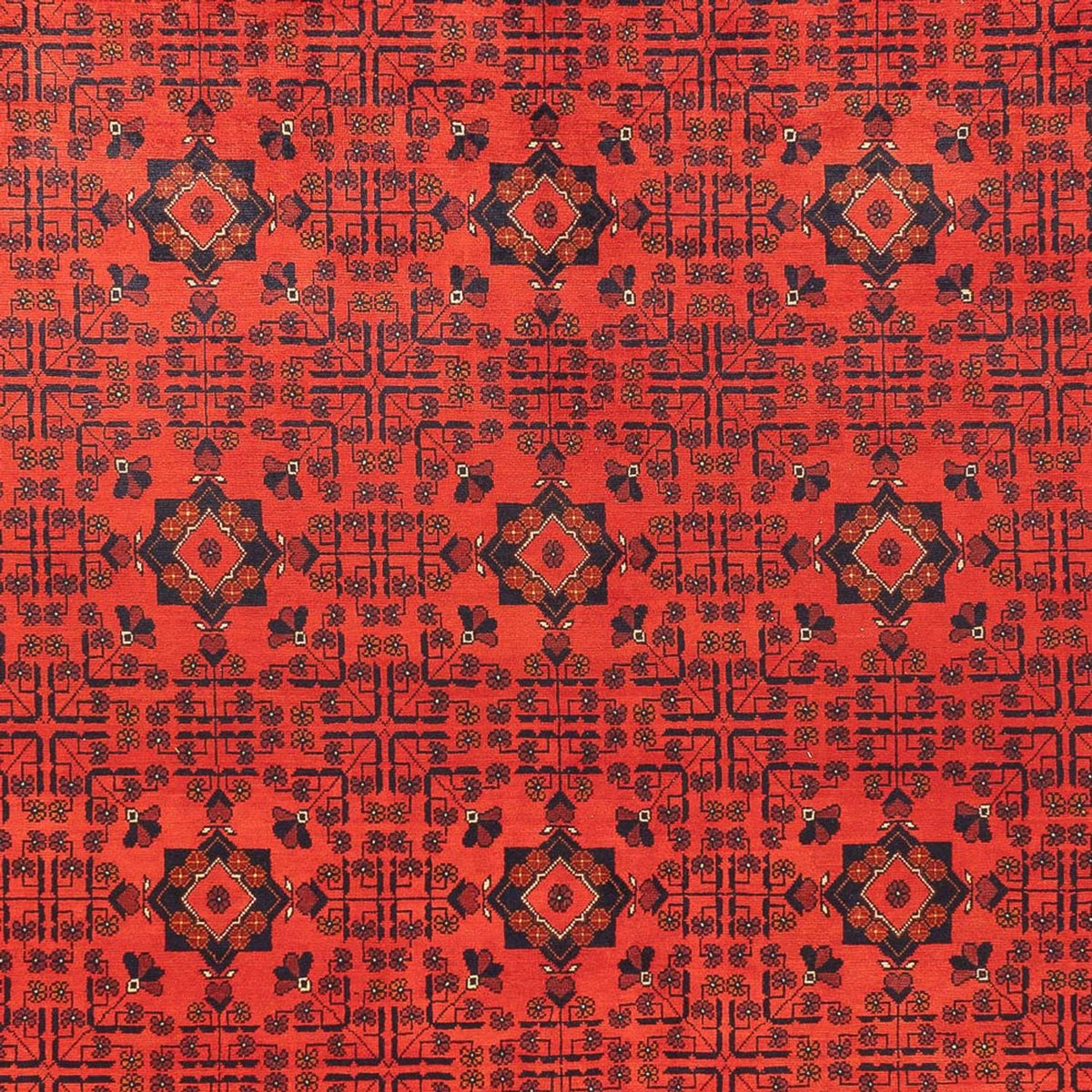 Afghan Teppich - Kunduz - 394 x 299 cm - rot