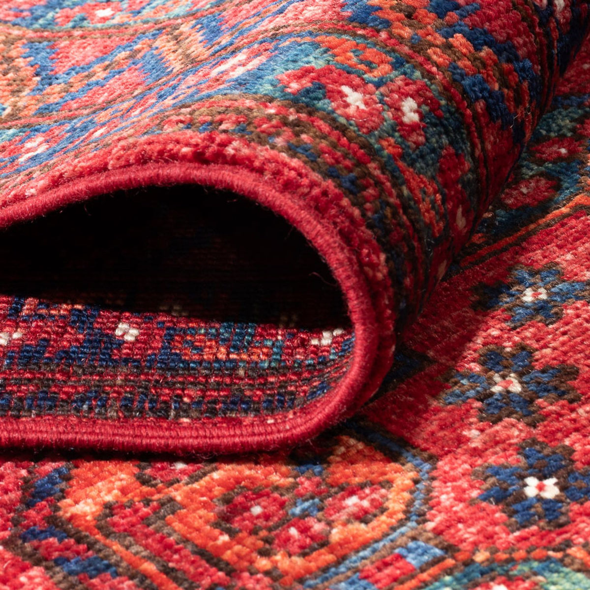 Läufer Afghan - 395 x 76 cm - rot