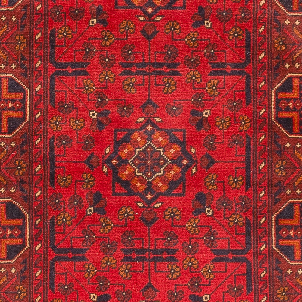 Läufer Afghan - Kunduz - 395 x 80 cm - rot