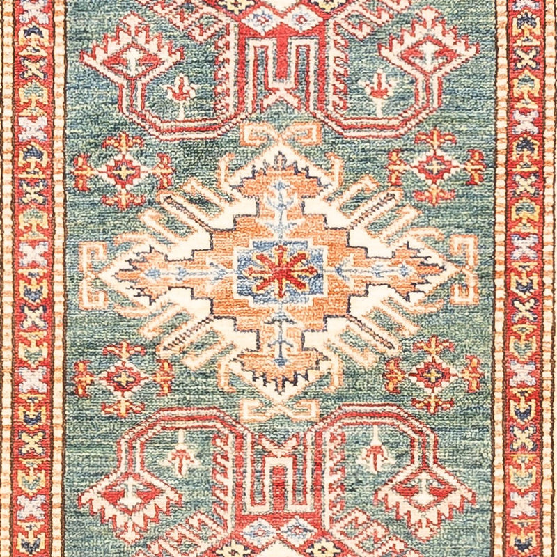 Läufer Ziegler - Kazak - 297 x 78 cm - grün