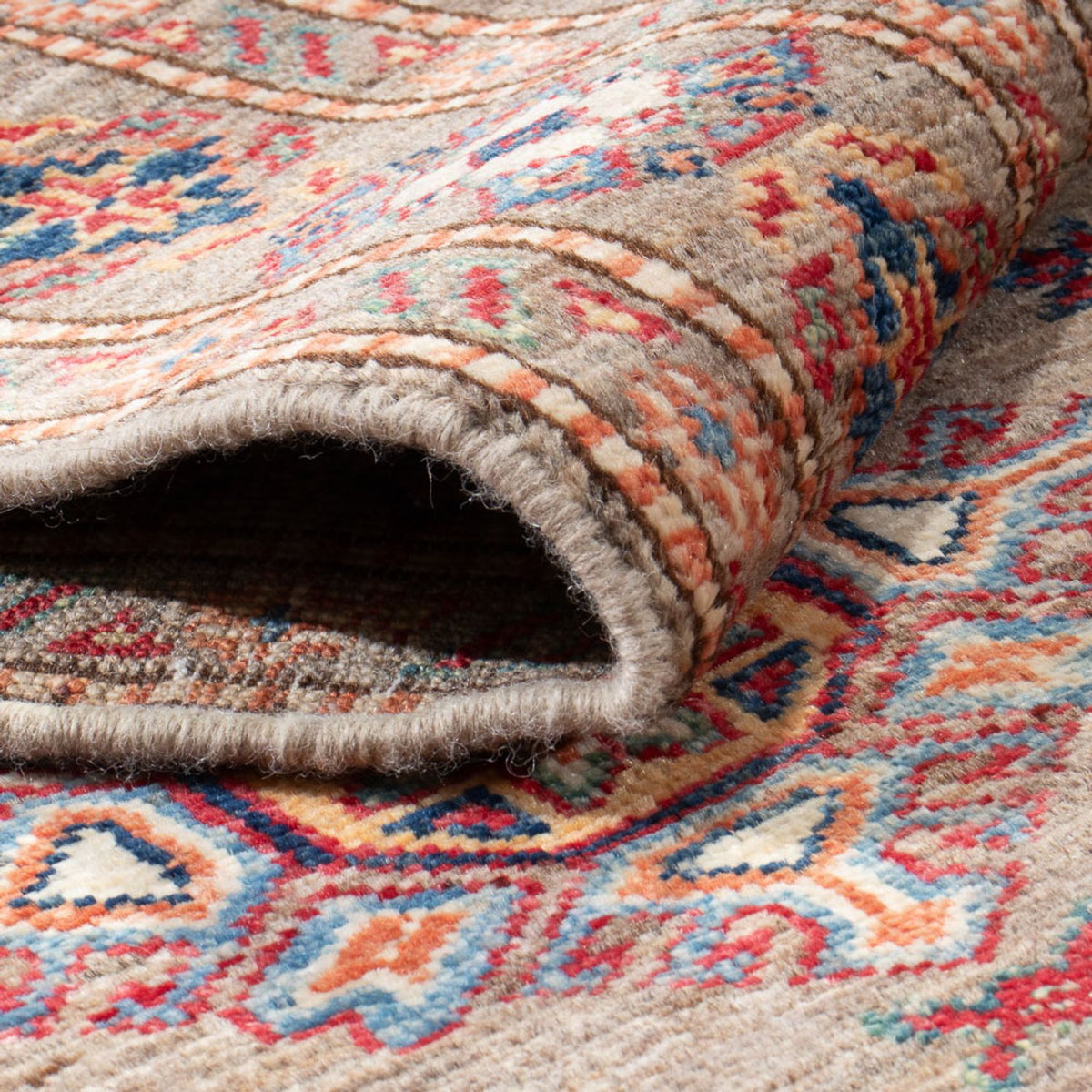 Läufer Ziegler - Kazak - 293 x 76 cm - dunkelbeige