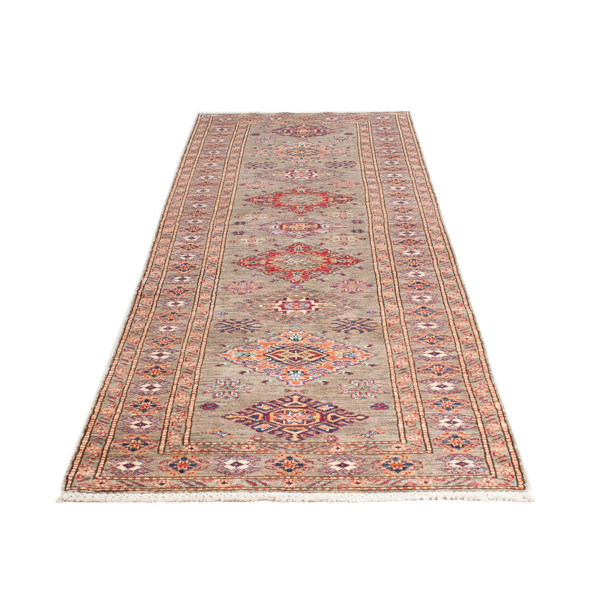 Läufer Ziegler - Kazak - 293 x 76 cm - dunkelbeige