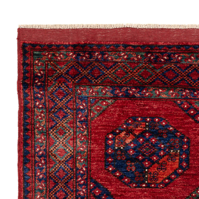 Afghan Teppich - Kunduz - 199 x 149 cm - rot