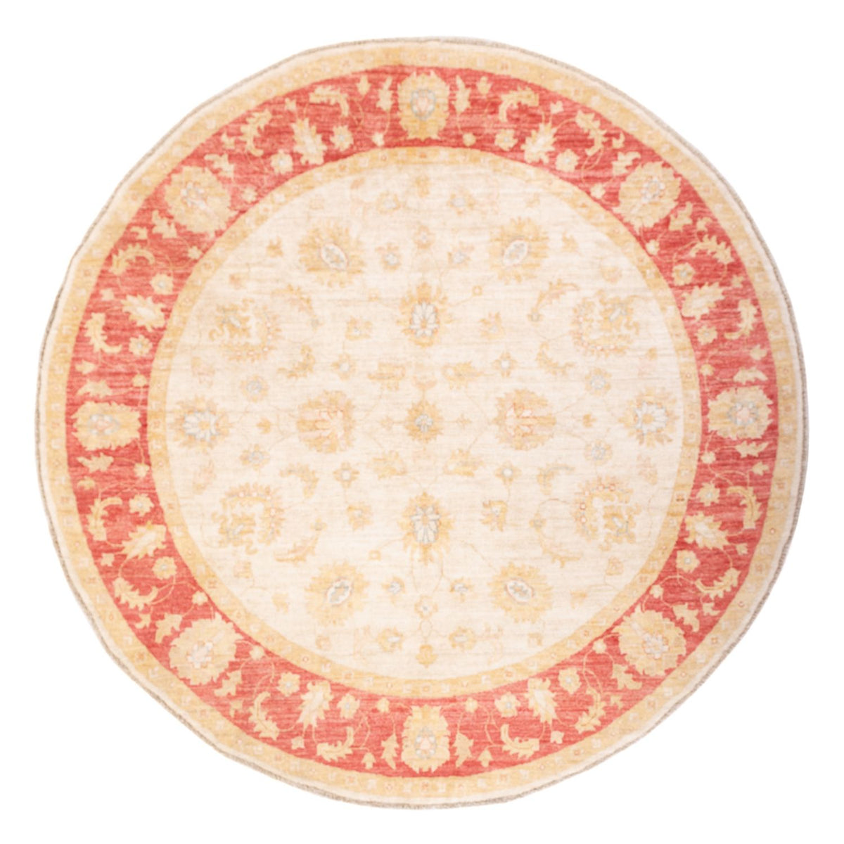 Ziegler Teppich rund - 203 x 198 cm - beige