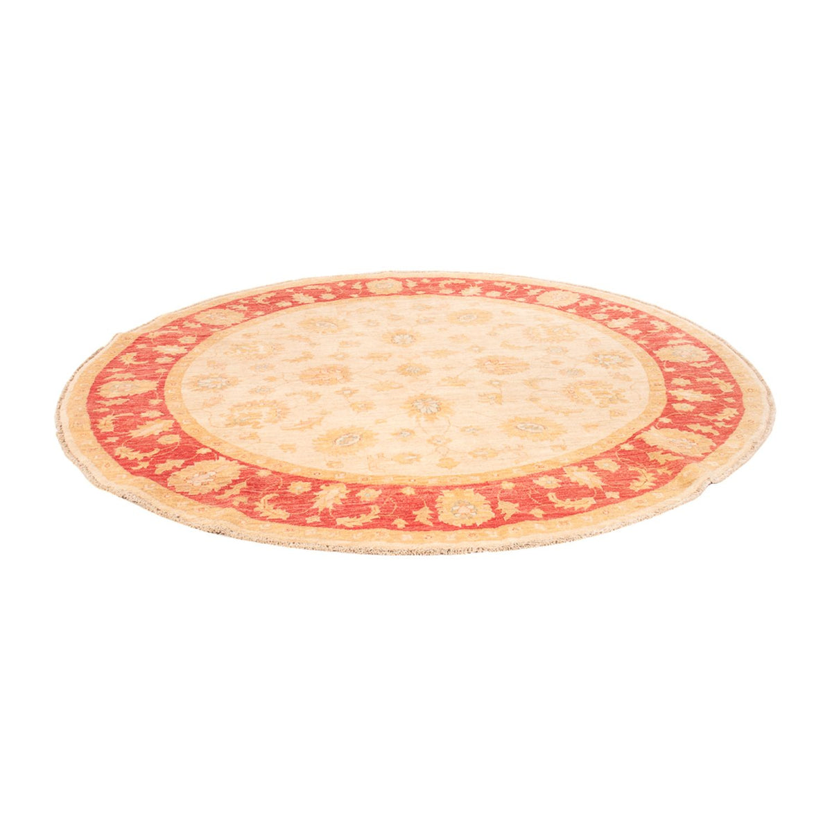 Ziegler Teppich rund - 203 x 198 cm - beige