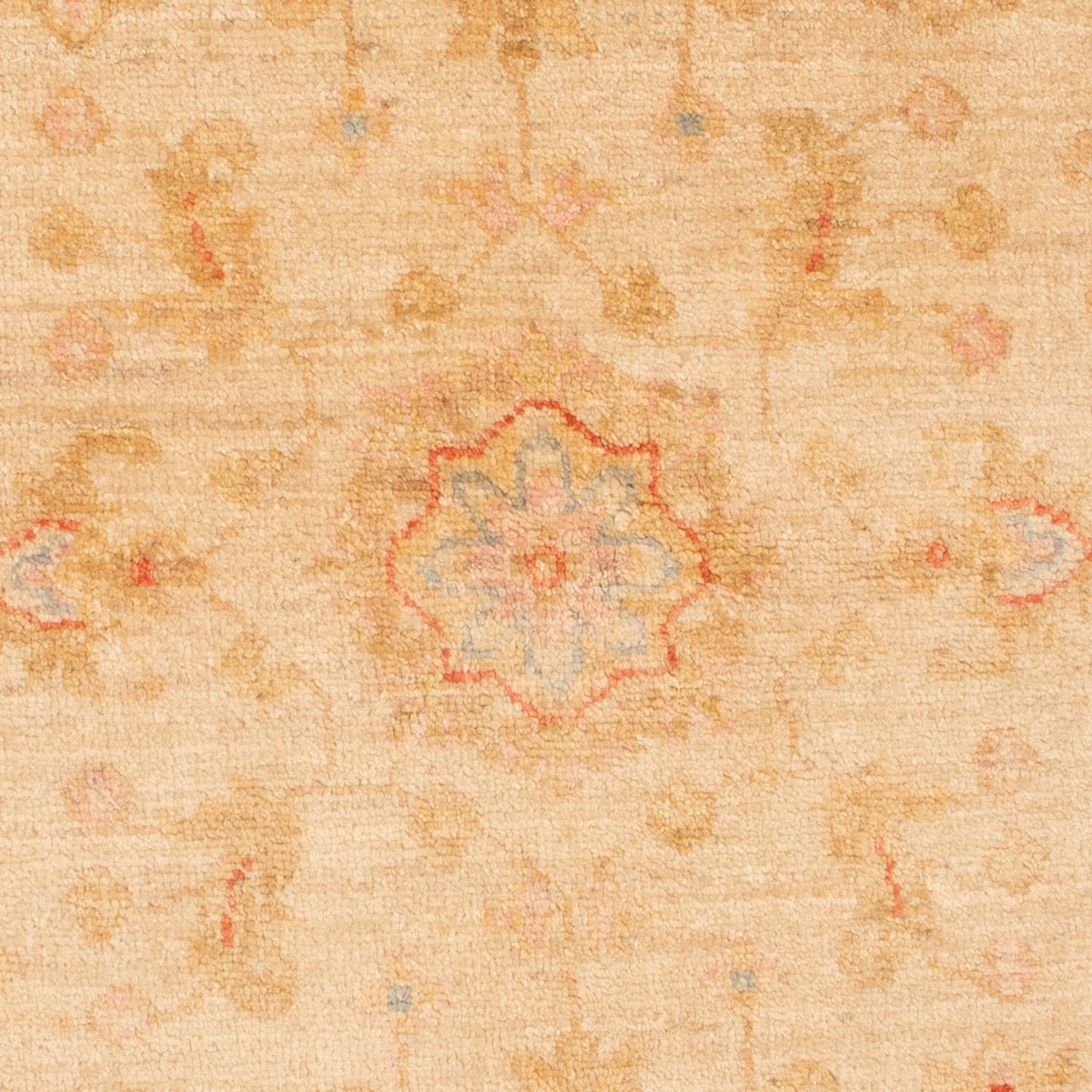 Ziegler Teppich rund - 96 x 96 cm - beige