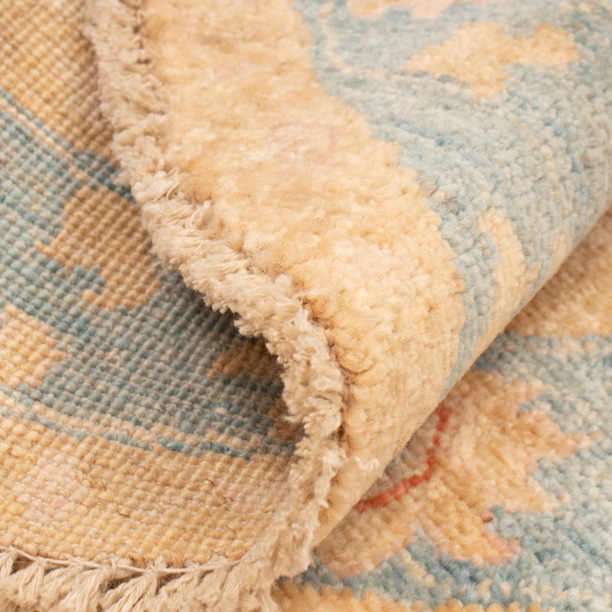 Ziegler Teppich rund - 96 x 96 cm - beige