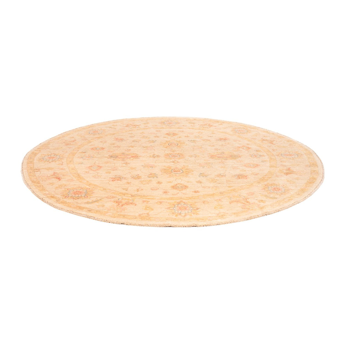 Ziegler Teppich rund - 200 x 198 cm - beige