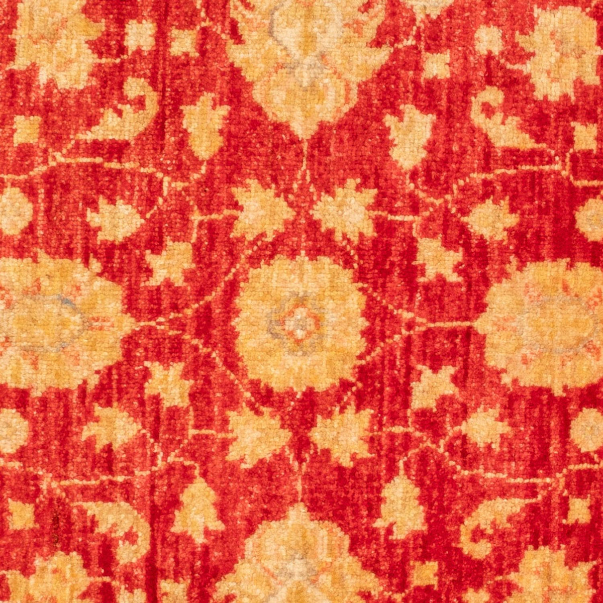 Ziegler Teppich rund - 96 x 99 cm - rot