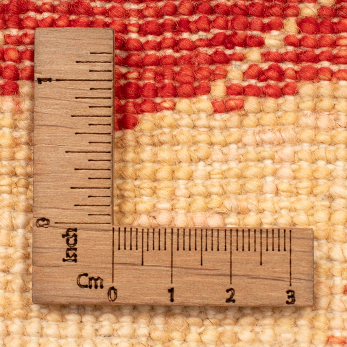 Ziegler Teppich rund - 96 x 99 cm - rot