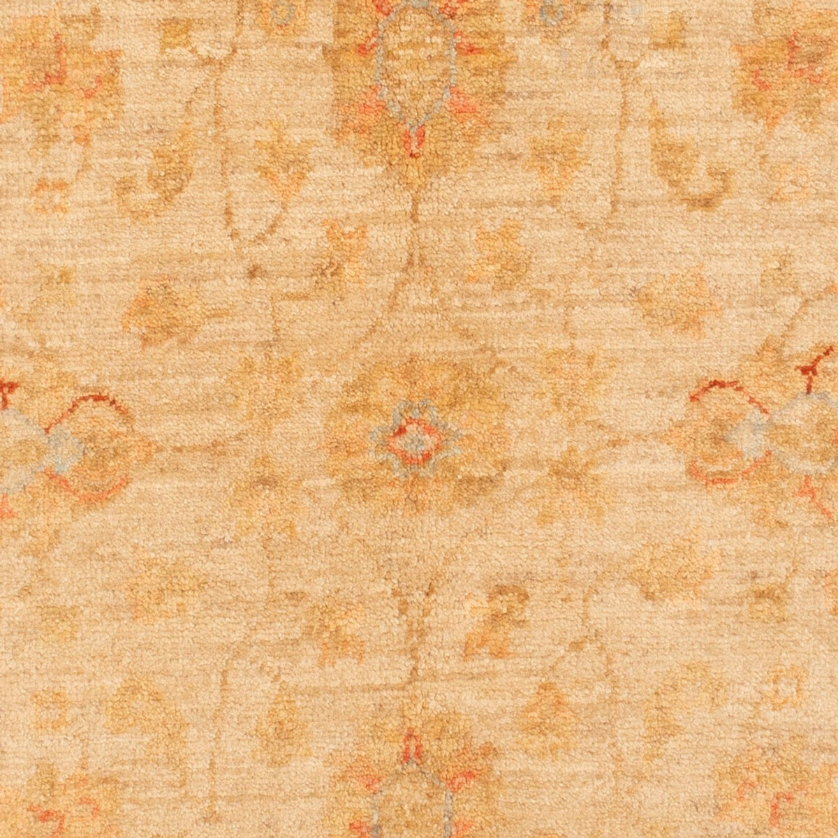 Ziegler Teppich rund - 97 x 101 cm - beige