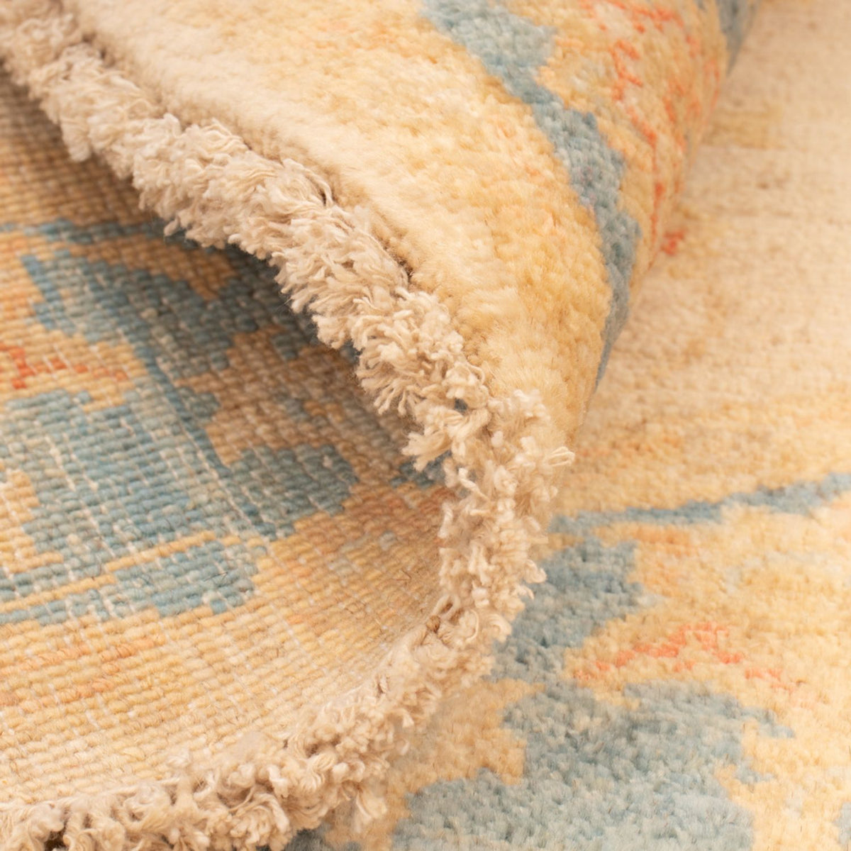 Ziegler Teppich rund - 97 x 101 cm - beige
