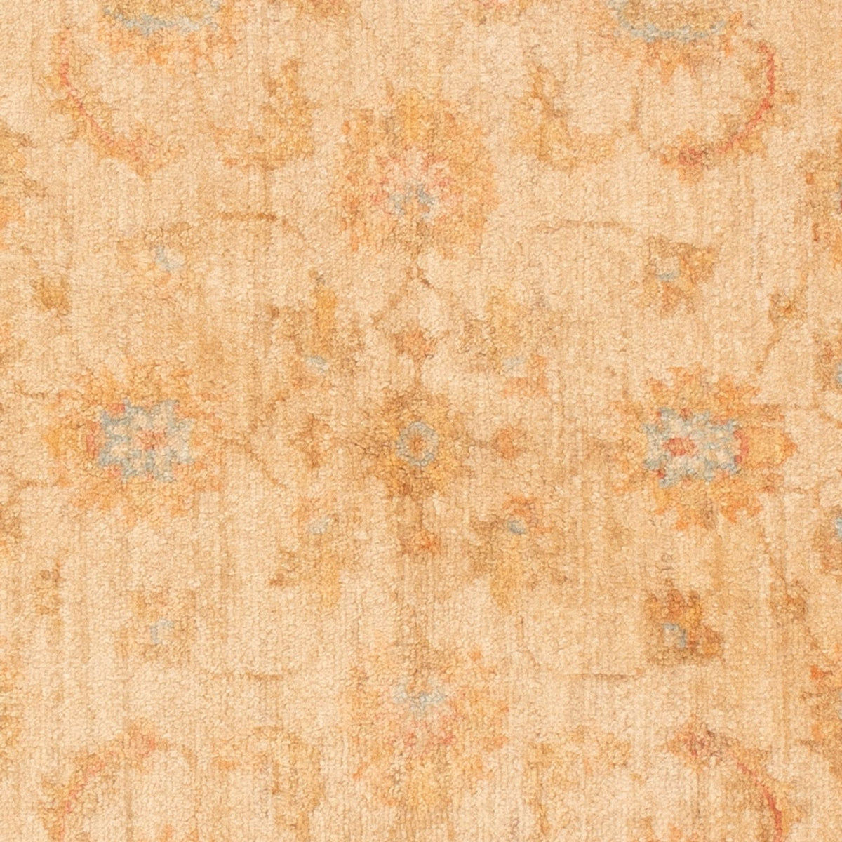 Ziegler Teppich rund - 97 x 100 cm - beige
