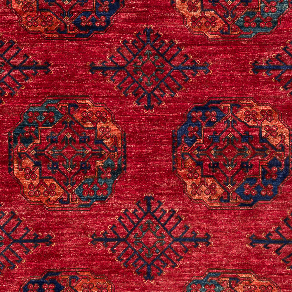Afghan Teppich - Kunduz - 205 x 153 cm - rot