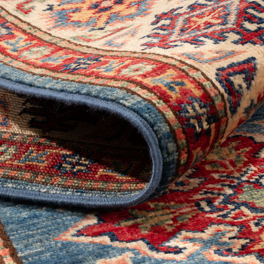 Ziegler Teppich - Kazak - Royal - 166 x 118 cm - blau