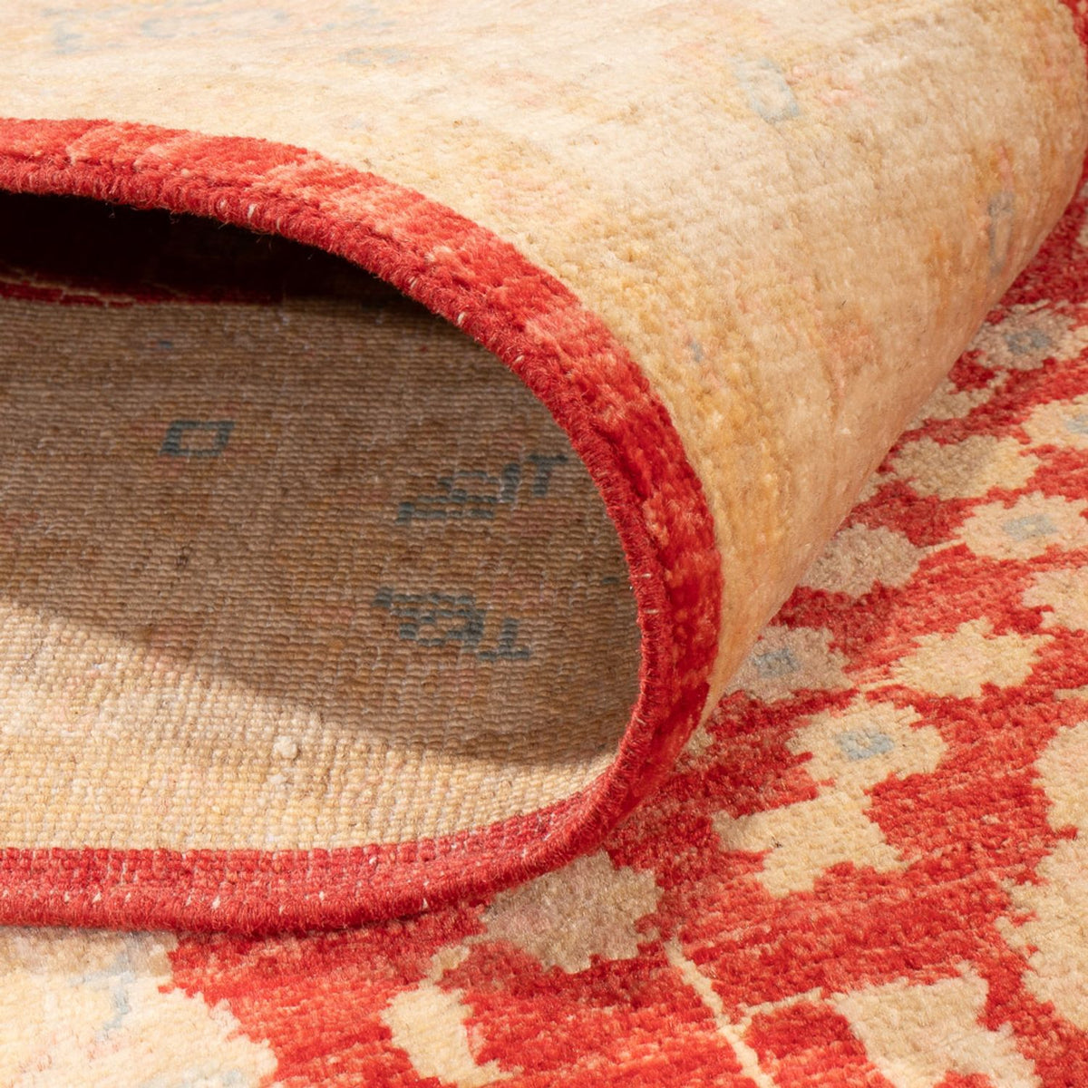 Ziegler Teppich - 181 x 123 cm - rot