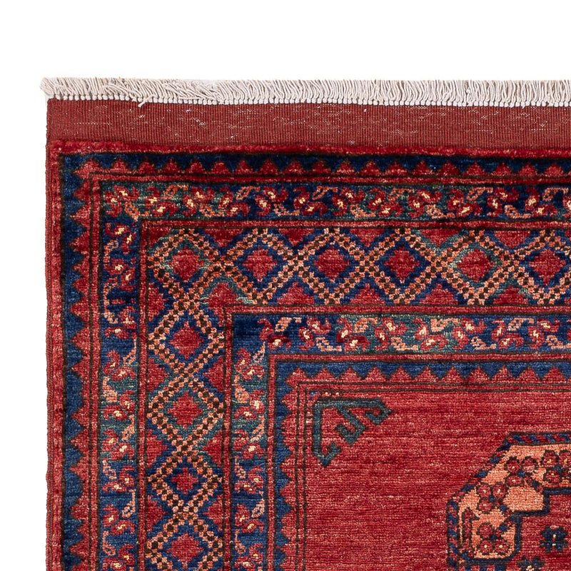 Afghan Teppich - 181 x 124 cm - rot
