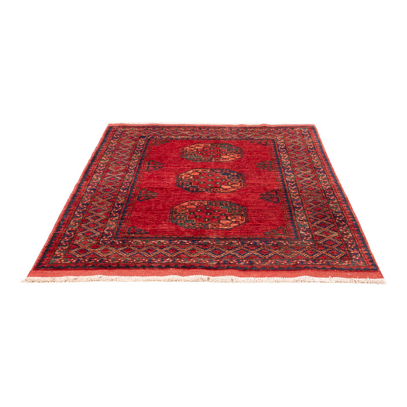 Afghan Teppich - 181 x 124 cm - rot