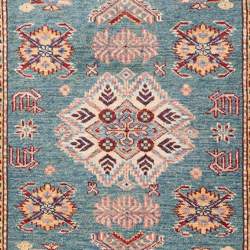 Ziegler Teppich - Kazak - Royal - 183 x 121 cm - seegrün