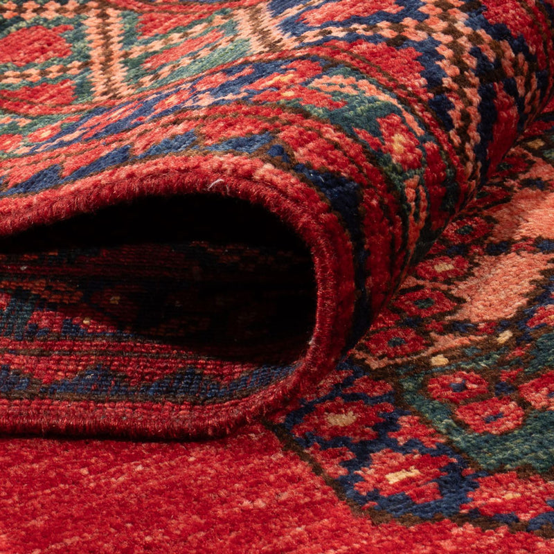 Afghan Teppich - 179 x 124 cm - rot