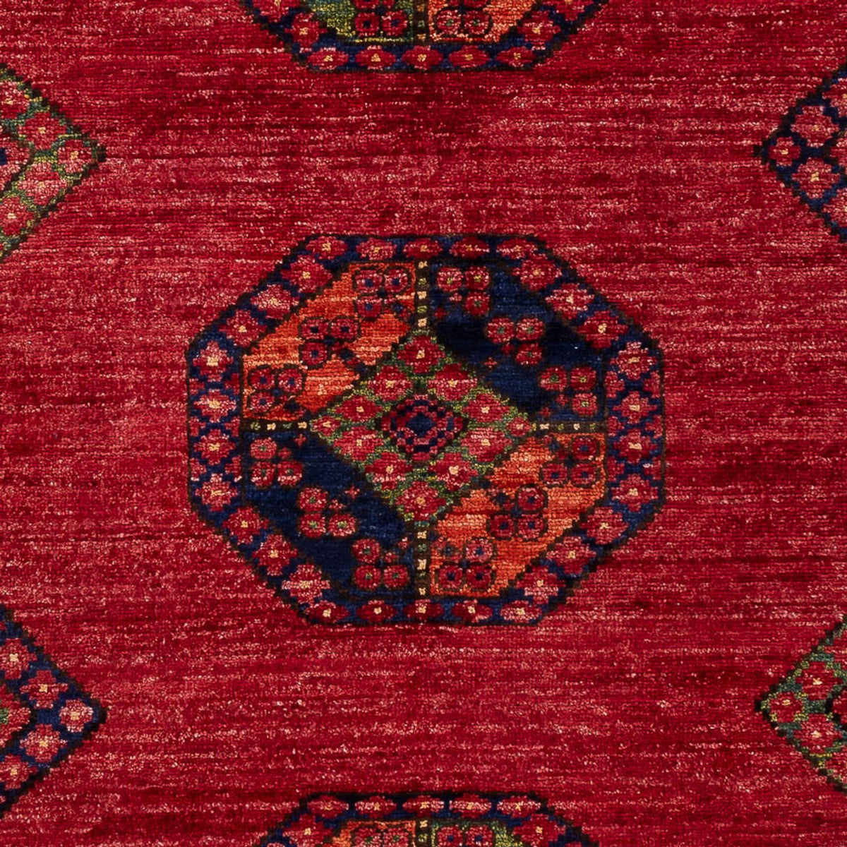 Afghan Teppich - 180 x 121 cm - rot