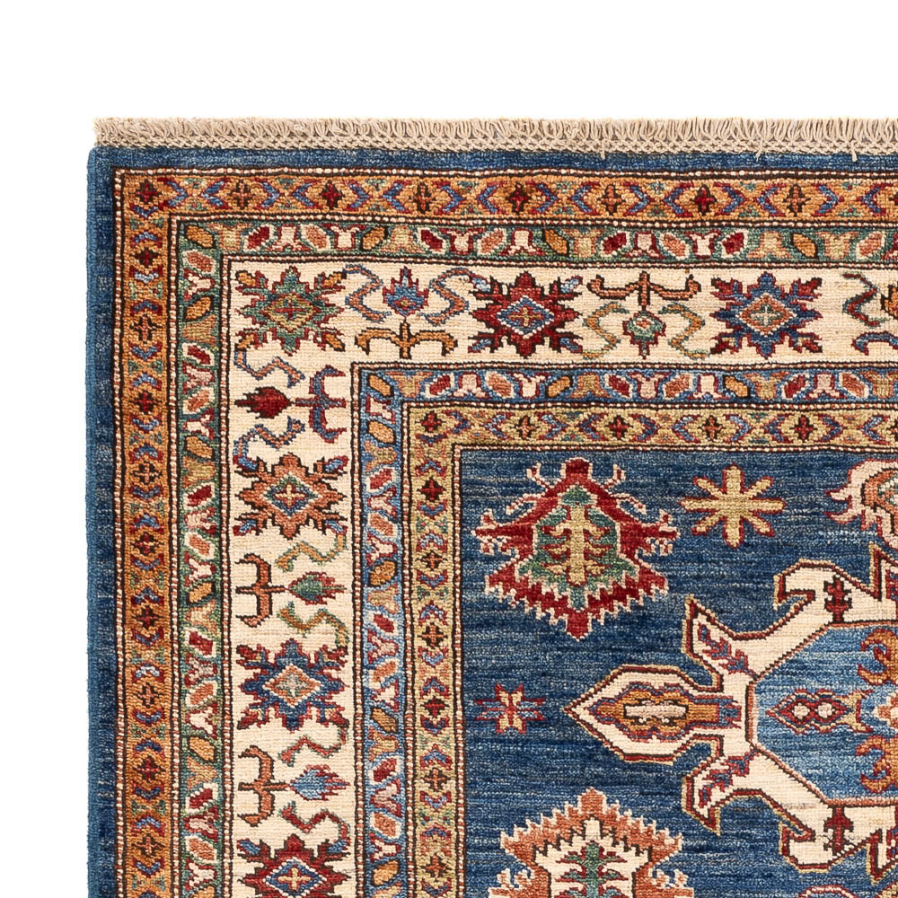 Ziegler Teppich - Kazak - Royal - 170 x 122 cm - dunkelblau