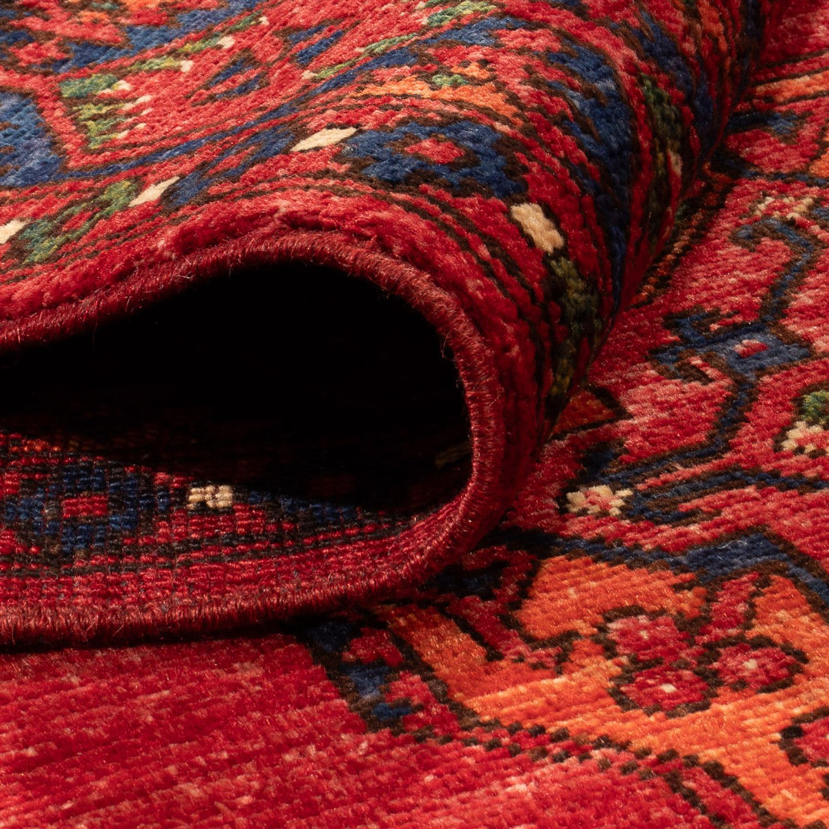 Afghan Teppich - 182 x 122 cm - rot