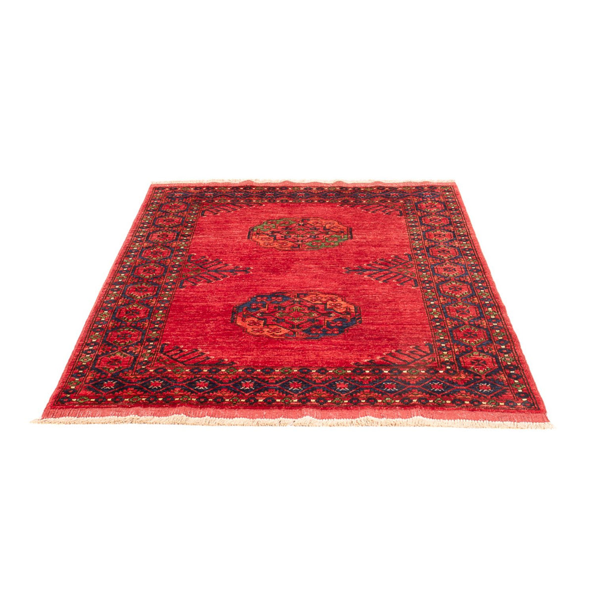 Afghan Teppich - 182 x 122 cm - rot