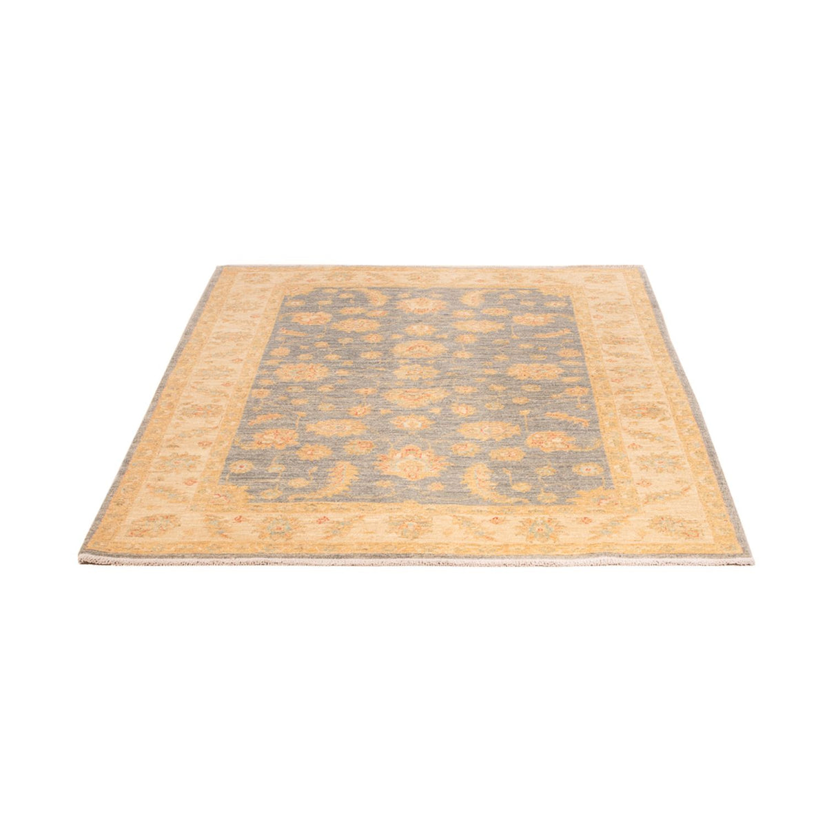 Ziegler Teppich - 170 x 125 cm - petrolblau