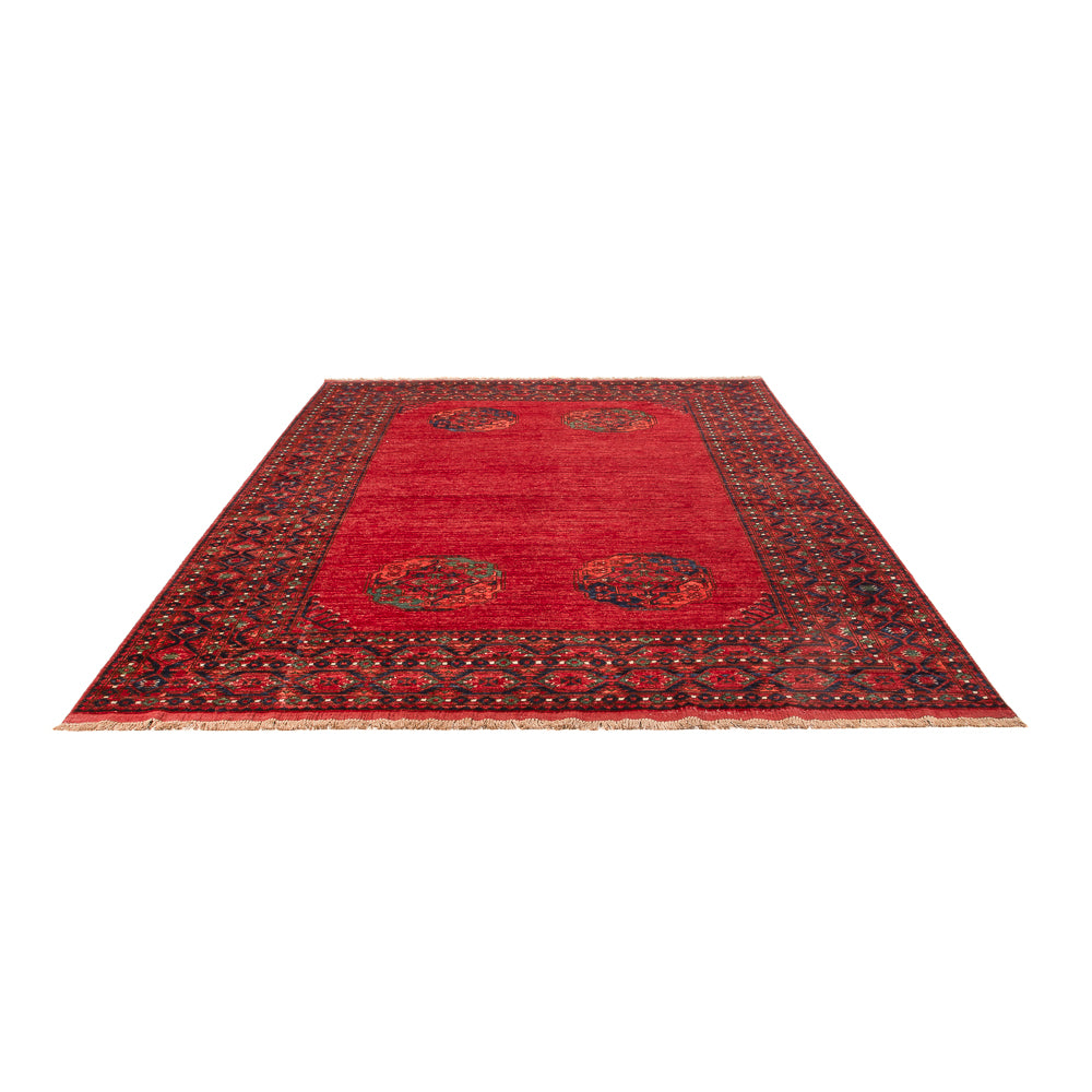 Afghan Teppich - Kunduz - 294 x 203 cm - rot