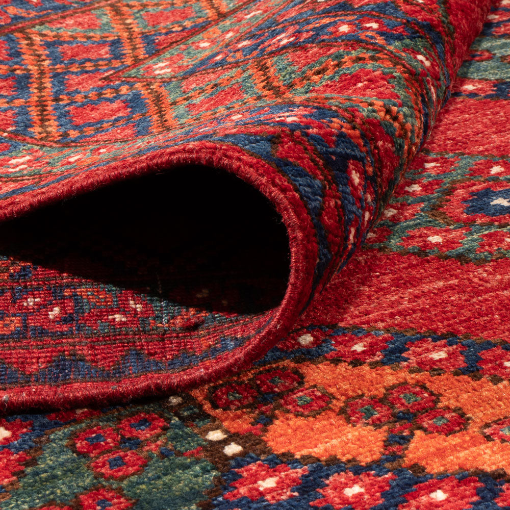 Afghan Teppich - Kunduz - 297 x 207 cm - rot