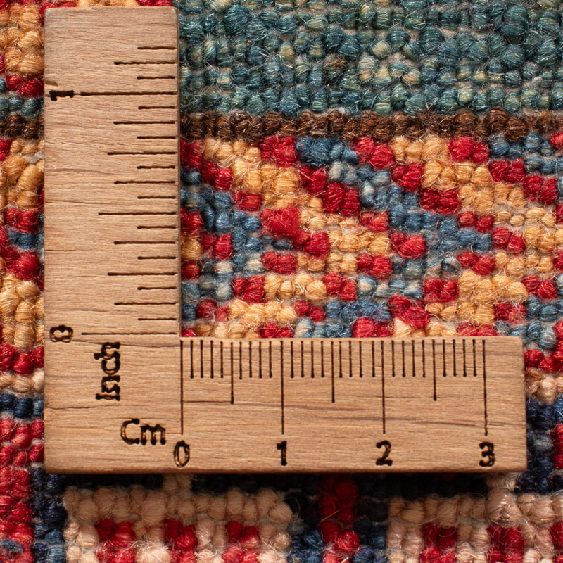 Läufer Ziegler - Kazak - 253 x 78 cm - dunkelblau