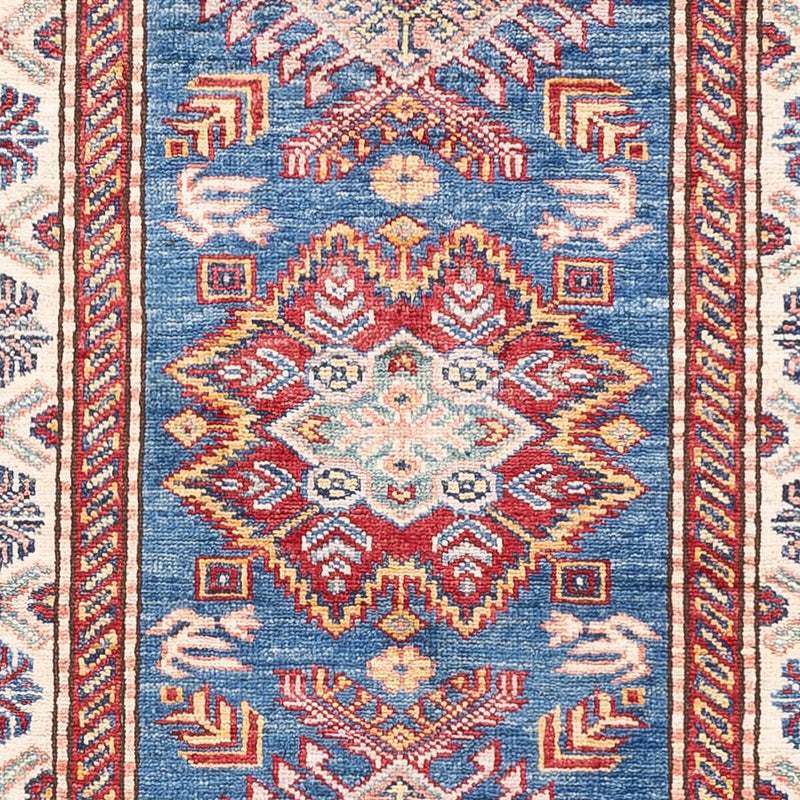 Läufer Ziegler - Kazak - 246 x 75 cm - blau