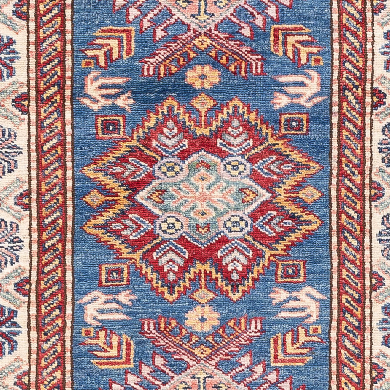 Läufer Ziegler - Kazak - 247 x 73 cm - blau