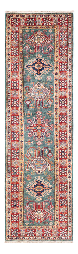 Läufer Ziegler - Kazak - 256 x 74 cm - grün