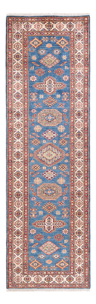 Läufer Ziegler - Kazak - 252 x 75 cm - blau