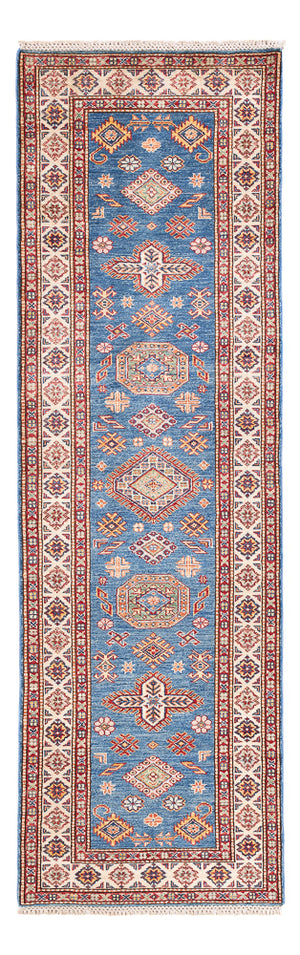 Läufer Ziegler - Kazak - 254 x 77 cm - blau