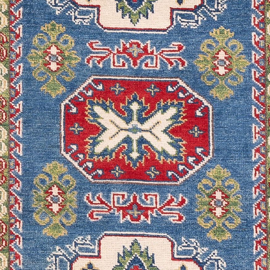 Läufer Ziegler - Kazak - 281 x 80 cm - blau