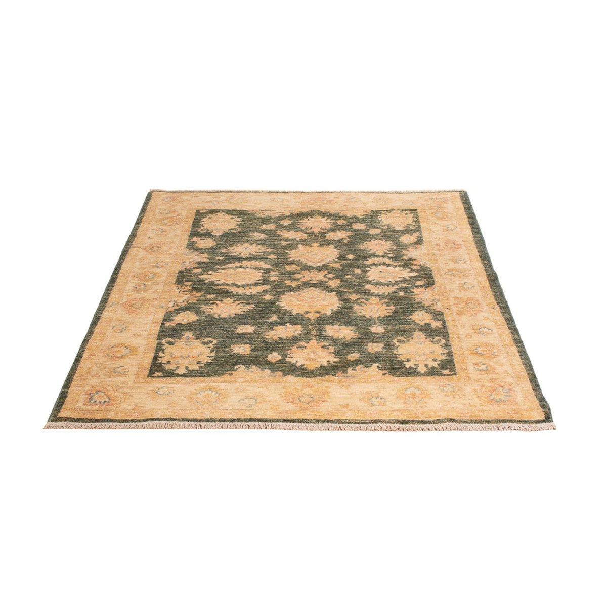 Ziegler Teppich - 150 x 105 cm - minzgrün