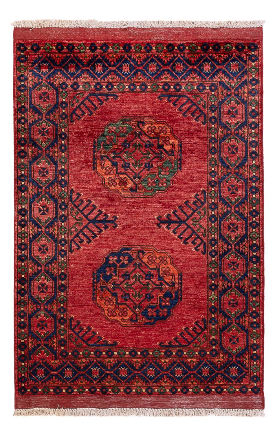 Afghan Teppich - 152 x 105 cm - rot