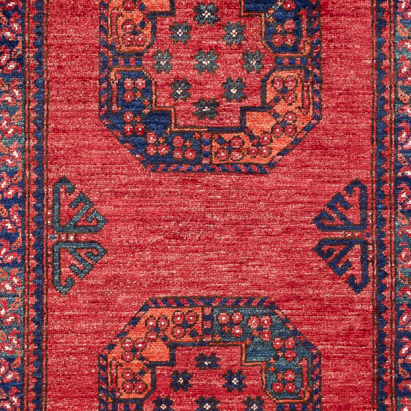 Afghan Teppich - 154 x 102 cm - rot