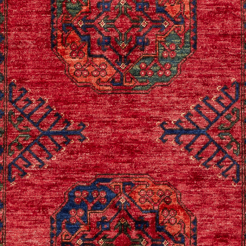 Afghan Teppich - 150 x 100 cm - rot