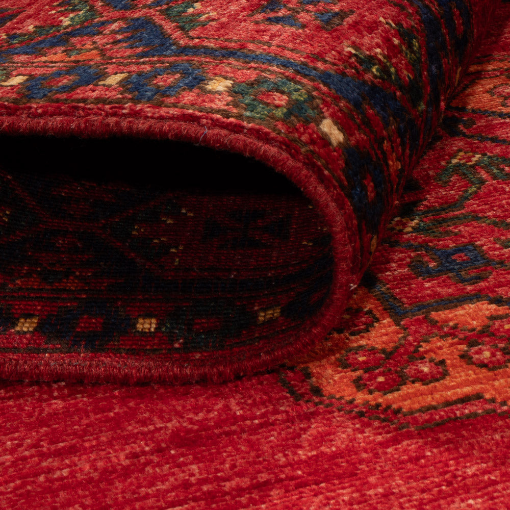 Afghan Teppich - 150 x 100 cm - rot