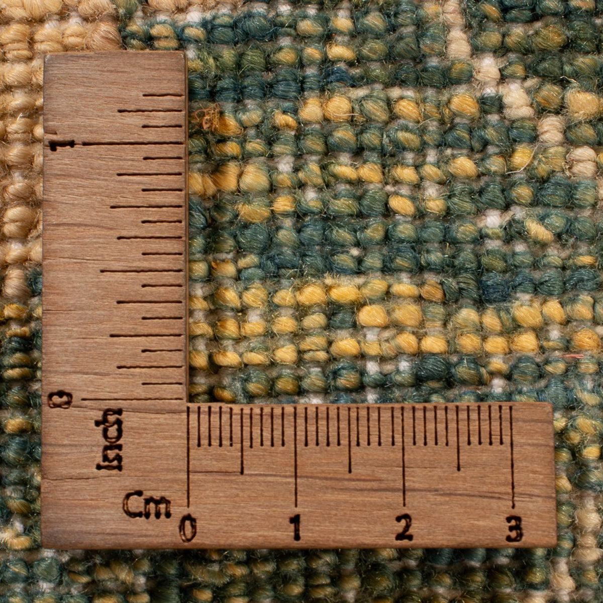 Ziegler Teppich - 148 x 102 cm - dunkelgrün