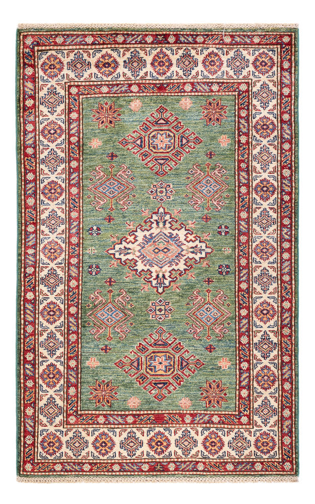 Ziegler Teppich - Kazak - 157 x 101 cm - grün