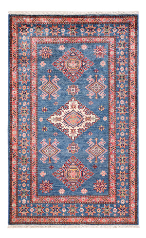 Ziegler Teppich - Kazak - 157 x 98 cm - blau