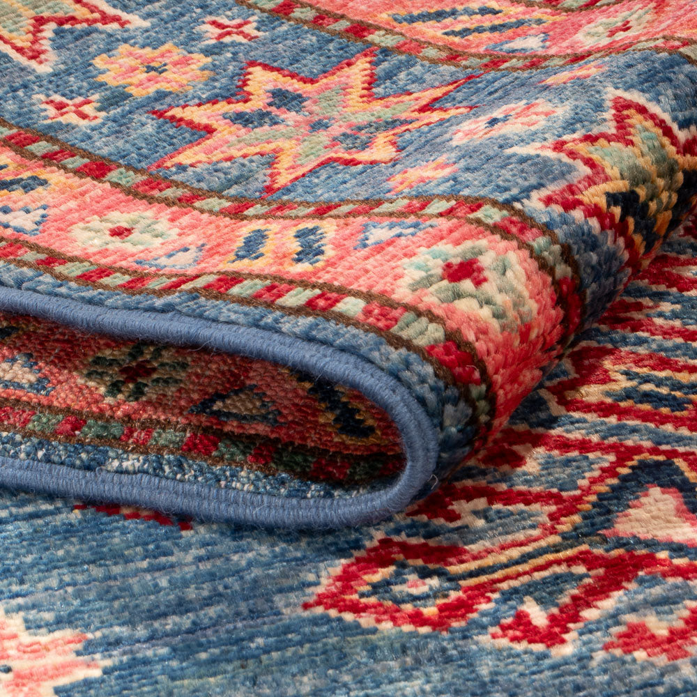 Ziegler Teppich - Kazak - 157 x 98 cm - blau